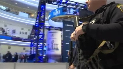 Fuertes medidas de seguridad en Minneapolis (EEUU) con motivo de la final de la Super Bowl