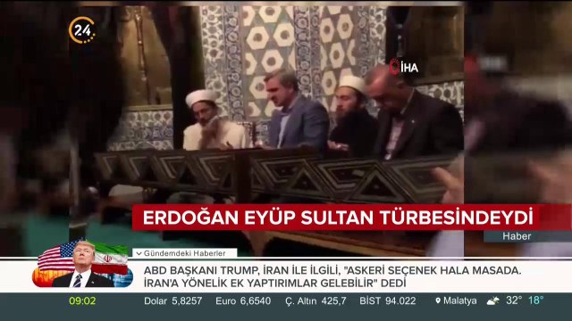 Başkan Erdoğan Eyüp Sultan türbesini ziyaret etti