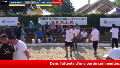 Supranational à pétanque d'Herblay juin 2019 : Huitième BARBEL vs BONNAN