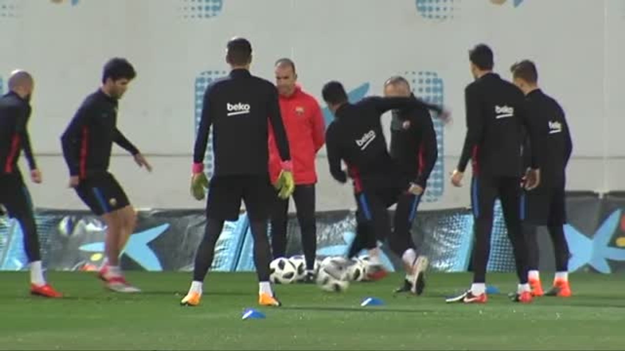 Busquets se entrena con el grupo y entra en la lista contra el Valencia