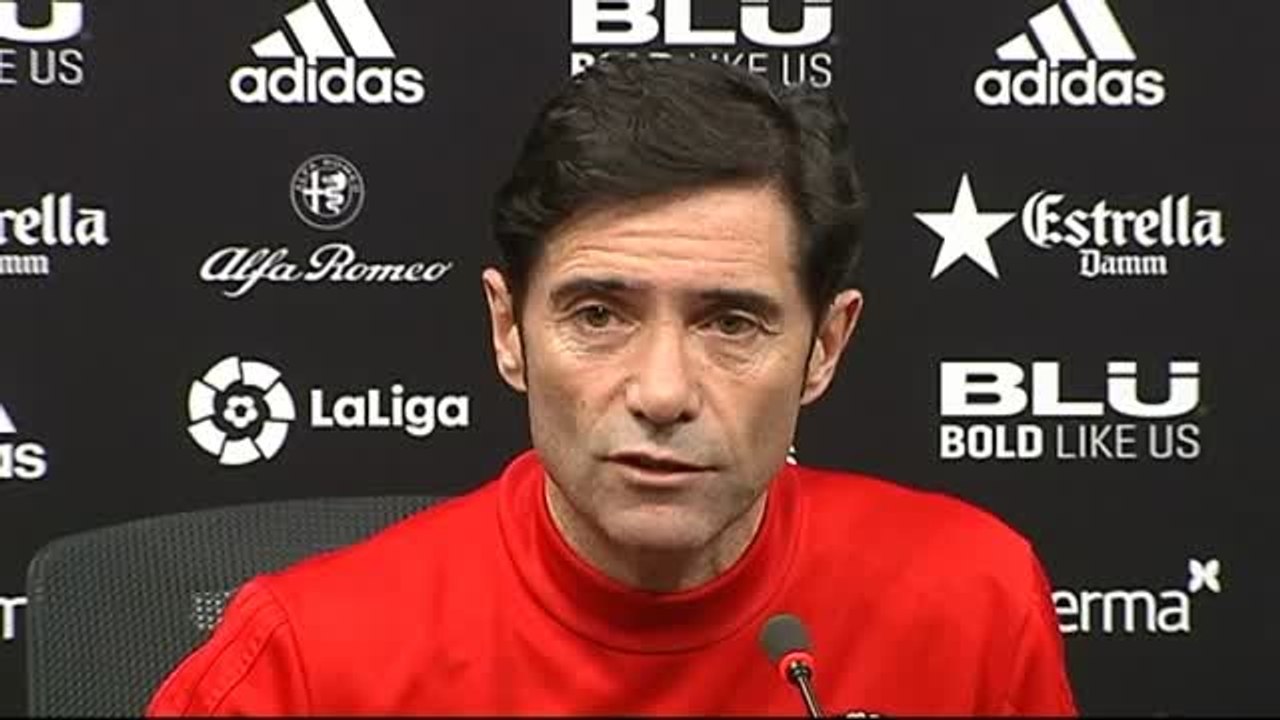 Marcelino: "Jugamos contra el rival más difícil posible, pero no vamos a dar esto por perdido"