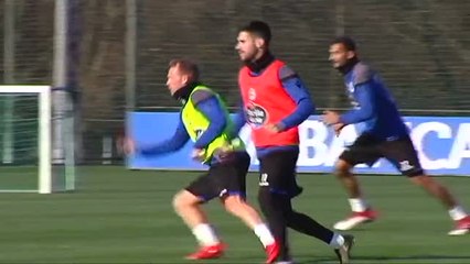 Krohn-Deli ya entrena con el Deportivo