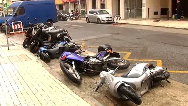 Las intensas rachas de viento en Málaga provocan 250 incidencias en tres horas