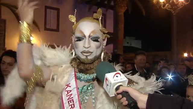 En las Palmas de Gran Canaria ya se vive el carnaval.