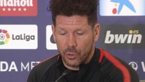 Simeone no discute su sanción: 