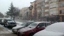La bajada de temperaturas deja nevadas en Jaén, Albacete o Castellón