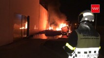 Registrado un incendio en una nave industrial en Alcalá de Henares