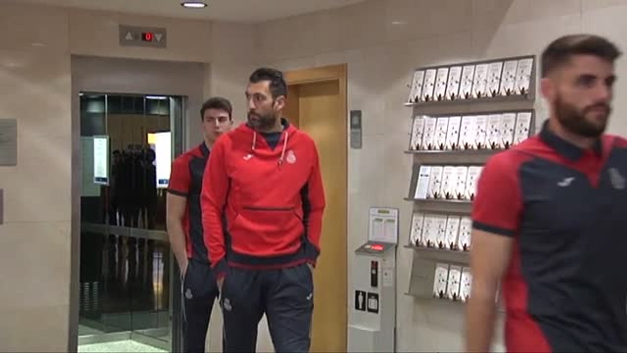 El Espanyol se concentra en su hotel las horas previas al partido ante el Barcelona