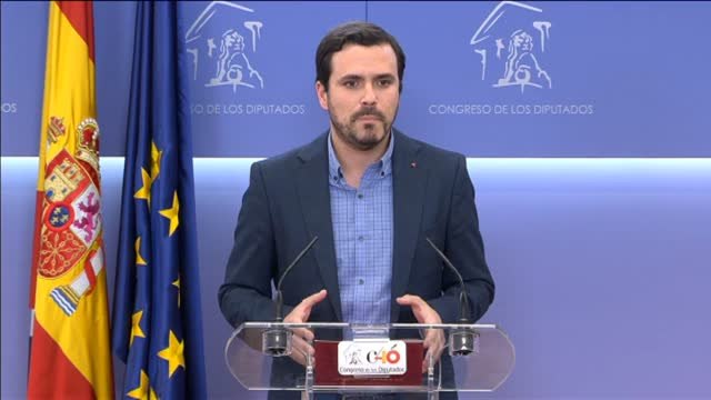 Alberto Garzón: Mariano Rajoy debería haber dimitido hace mucho tiempo