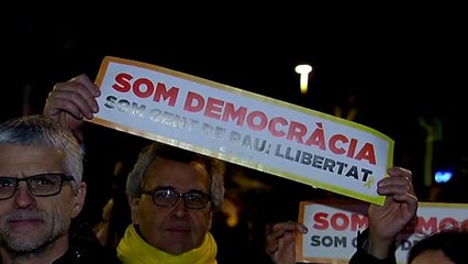 Protesta por los 100 días de encarcelamiento de los Jordis