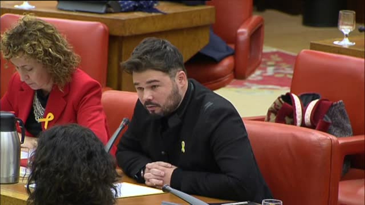 Rufián confunde "invernar" con "hibernar" en el Congreso y un diputado del PP le corrige