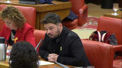 Rufián confunde "invernar" con "hibernar" en el Congreso y un diputado del PP le corrige