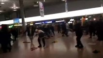 Batalla campal en el aeropuerto de Hannover entre turcos y kurdos