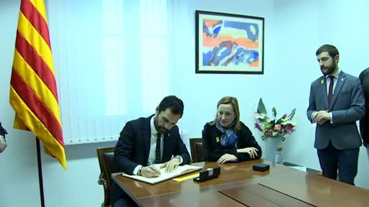 Roger Torrent: "Hoy hace 80 días que Oriol Junqueras está en prisión"