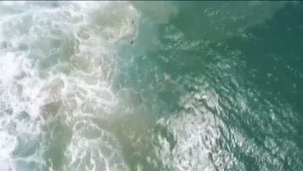 Un dron salva la vida de dos bañistas en la costa australiana