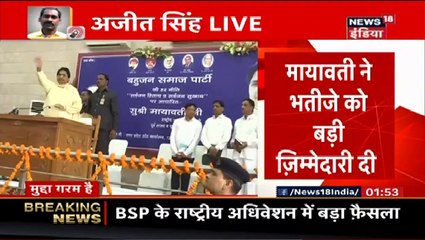 मायावती के भाई आनंद कुमार बने BSP के राष्ट्रीय उपाध्यक्ष, भतीजे आकाश को भी मिली जिम्मेदारी