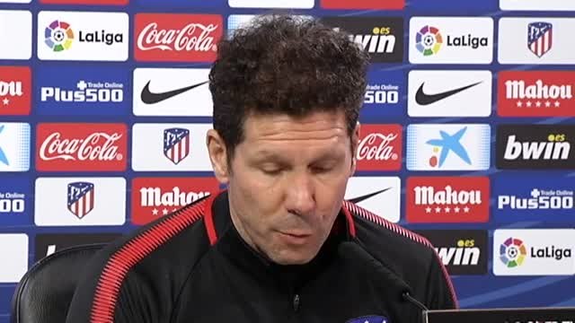Simeone: La eliminatoria contra el Sevilla será dura, difícil y competida