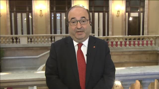 Iceta pide que no se nombre a ningún miembro del Parlament para responsabilidades que no van a poder ejercer por tener causas pendientes