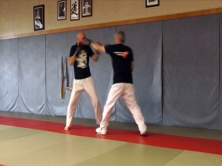 Karaté défense training :défense contre direct 1