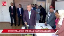 Cumhurbaşkanı Erdoğan oyunu kullandı