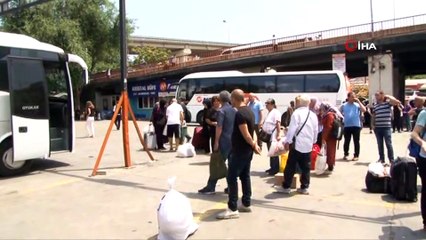 15 Temmuz Demokrasi Otogarı'nda seçim yoğunluğu