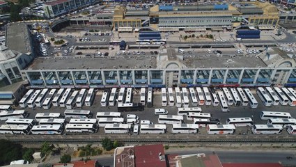 15 Temmuz Demokrasi Otogarı'nda seçim yoğunluğu