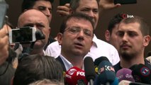 İstanbul Büyükşehir Belediye Başkan Adayı İmamoğlu, oy kullanma işleminin ardından açıklamalarda bulundu