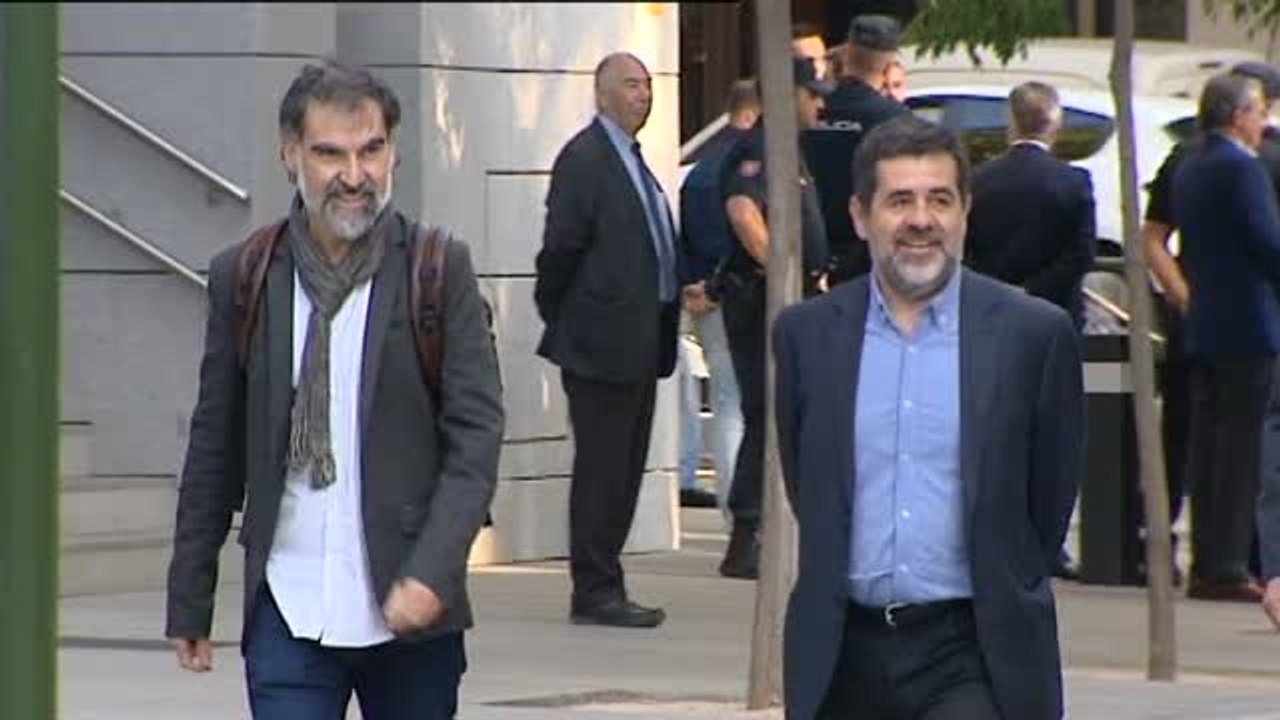Los 'Jordis' y Forn regresan esta mañana al Supremo para pedir al juez que les deje en libertad