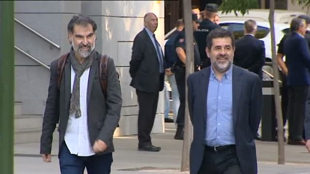 Los 'Jordis' y Forn regresan esta mañana al Supremo para pedir al juez que les deje en libertad