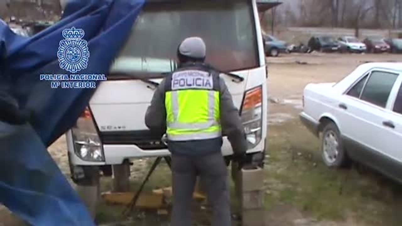 La Policía resuelve el robo de un camión de bombonas de butano en Madrid
