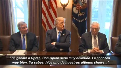 Trump asegura que ganaría a Oprah Winfrey si ella se presentara a las elecciones