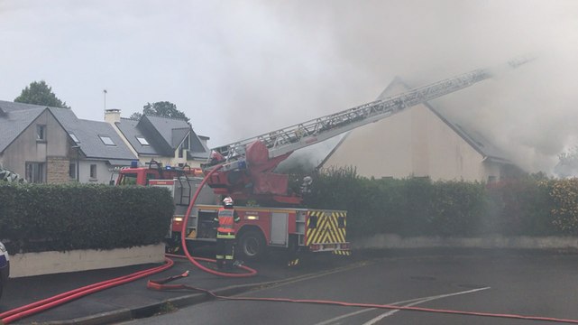 Quimper. Incendie dans une maison rue rue Robert-Schumann