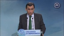 El PP advierte a Ciudadanos de que por irregularidades como las detectadas en sus cuentas hay políticos procesados en España