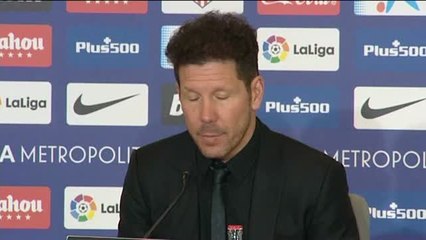 Simeone: "Si la regla es así es justa la amarilla"