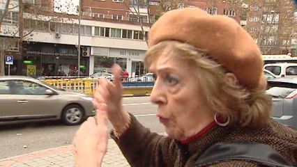 Espectacular accidente en Madrid