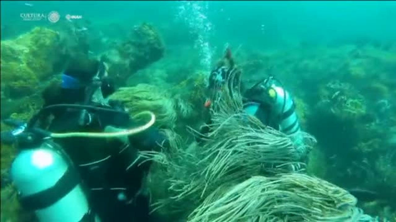 Hallan restos de dos buques del siglo XVIII en Yucatán