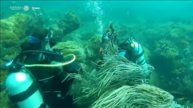 Hallan restos de dos buques del siglo XVIII en Yucatán