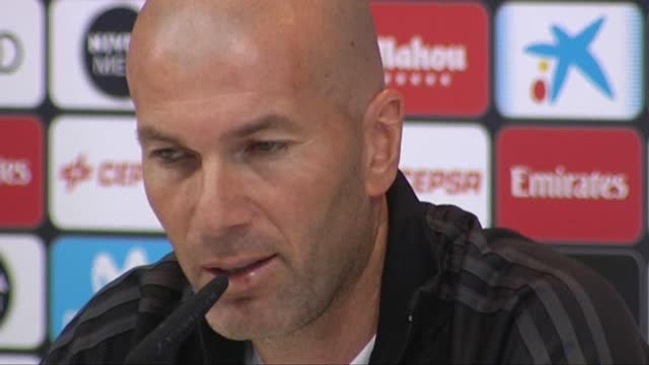Zidane descarta fichajes en el mercado de invierno "a día de hoy"