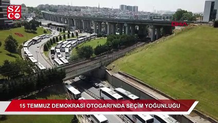 15 Temmuz Demokrasi Otogarı'nda seçim yoğunluğu