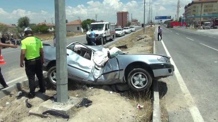 AKSARAY OTOMOBİL TAKLA ATTI 3 ÖLÜ