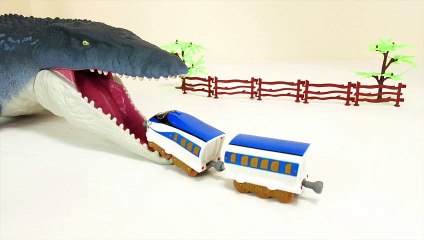 Mosasaurus Jurassic World Eats Chuggington Wilson & Friends Spo Spo Movie For Kids