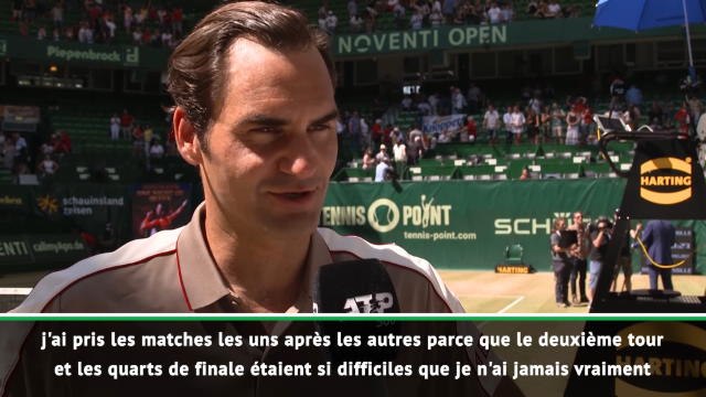 TENNIS : ATP : Halle - Federer : Un moment très spécial dans ma carrière