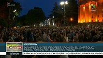 Georgia: manifestantes protestan contra los excesos policiales
