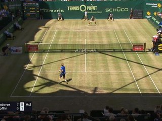 Federer bt Goffin (7-6 6-1)