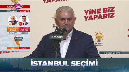 Binali Yıldırım açıklama yapıyor