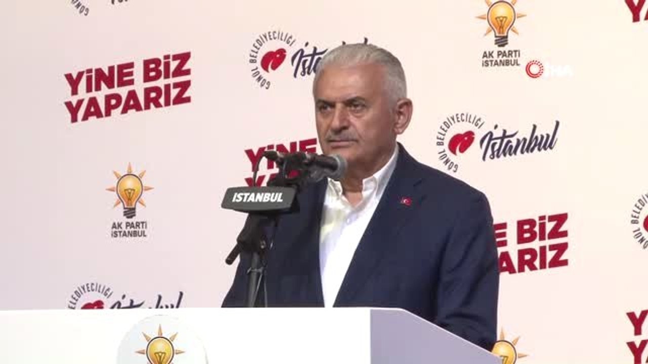 AK Parti İstanbul Belediye Başkan Adayı Binali Yıldırım: "Ekrem İmamoğlu seçimi önde götürüyor...
