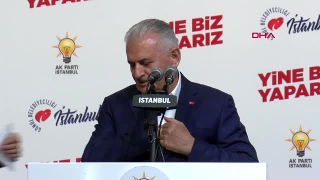 BİNALİ YILDIRIM ŞU AN İTİBARİYLE SEÇİMLERİ RAKİBİM EKREM İMAMOĞLU ÖNDE GÖTÜRMEKTEDİR