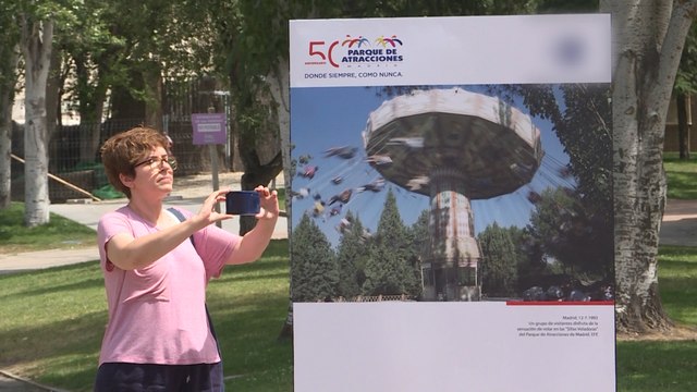 Una exposición de fotos celebra 50 años del Parque de Atracciones