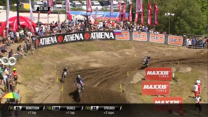 Tim Gajser crash - MXGP of Germany 2019