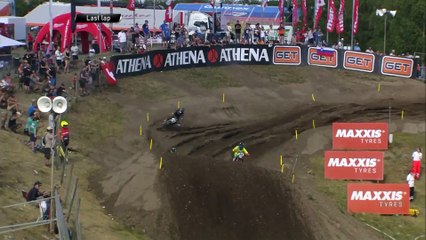 Gautier Paulin passes Max Anstie - MXGP Race 2 - MXGP of Germany 2019